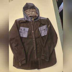 BURTON Black and Blue Hooded Jacket